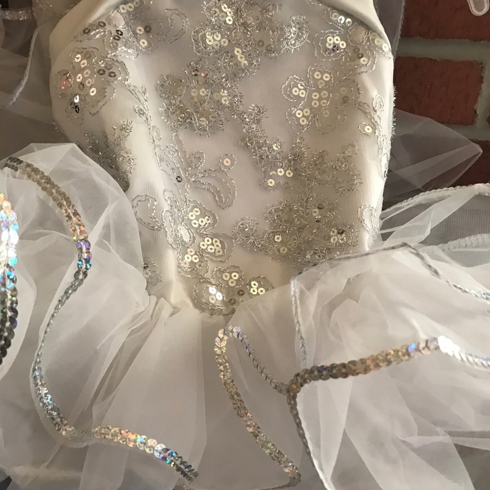 GIRLS WHITE SNOWFLAKE TUTUS, S(or sold separately) - Picture 5 of 8